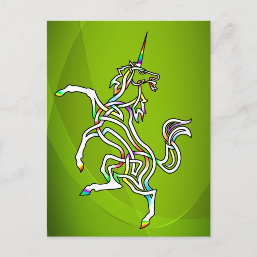 Unicorn Briefkaart (Voorkant)