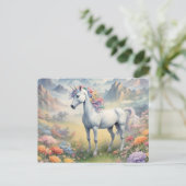 Unicorn Briefkaart (Staand voorkant)