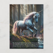 Unicorn Briefkaart (Voorkant)