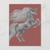 Unicorn Briefkaart (Voorkant)