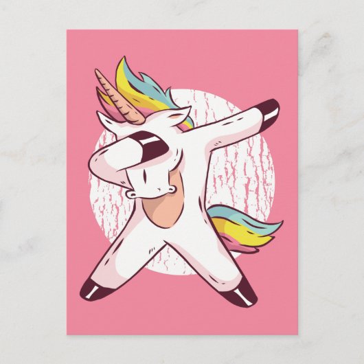 Unicorn Briefkaart (Voorkant)