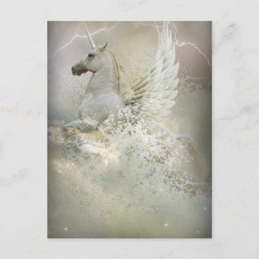 Unicorn Briefkaart (Voorkant)