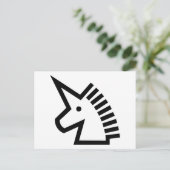 Unicorn Briefkaart (Staand voorkant)