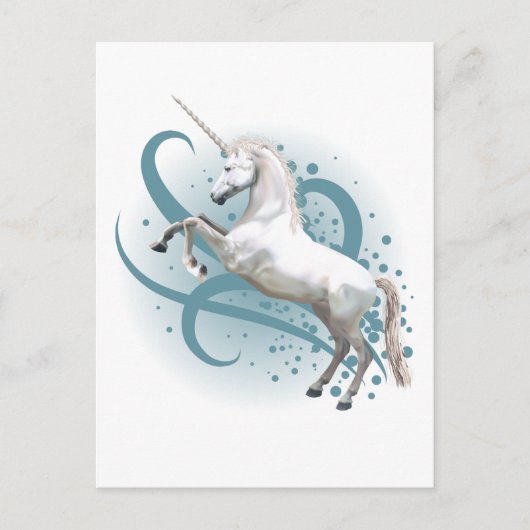 Unicorn Briefkaart (Voorkant)
