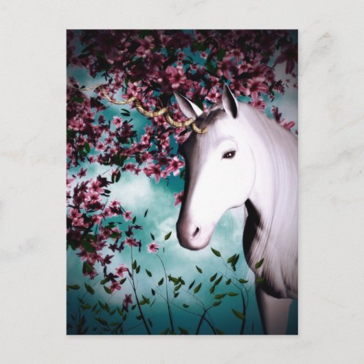 Unicorn briefkaart (Voorkant)