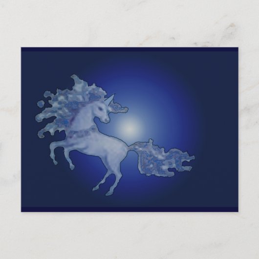 Unicorn Briefkaart (Voorkant)