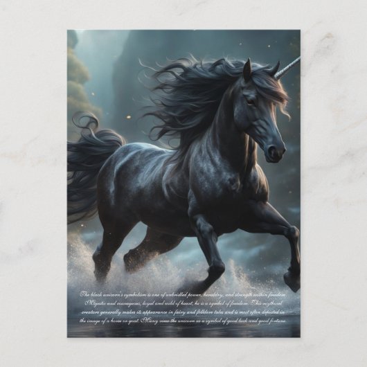 Unicorn Briefkaart (Voorkant)