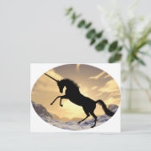 Unicorn Briefkaart (Staand voorkant)
