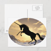 Unicorn Briefkaart (Voorkant / Achterkant)