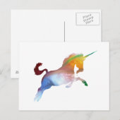 Unicorn Briefkaart (Voorkant / Achterkant)