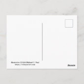 Unicorn Briefkaart (Achterkant)