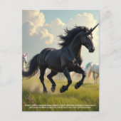 Unicorn Briefkaart (Voorkant)