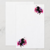 Unicorn Briefpapier (Voorkant / Achterkant)