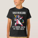 Unicorn Brother Girl Birthday Party Apparel Brothe T-shirt<br><div class="desc">Hoop dat je het leuk vindt 3</div>