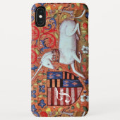 UNICORN Brown Parchment Monogram Case-Mate iPhone Case (Achterkant)