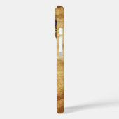 UNICORN Brown Parchment Monogram Case-Mate iPhone Case (Achterkant / Links)