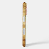 UNICORN Brown Parchment Monogram Case-Mate iPhone Case (Achterkant / Rechts)