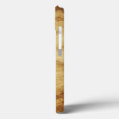 UNICORN Brown Parchment Monogram Case-Mate iPhone Case (Achterkant / Links)