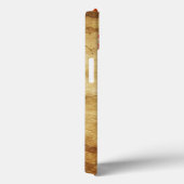 UNICORN Brown Parchment Monogram Case-Mate iPhone Case (Achterkant / Rechts)