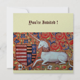 UNICORN, bruine witte zilver Kaart