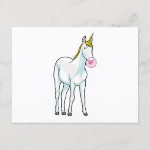 Unicorn Bubble gom Briefkaart