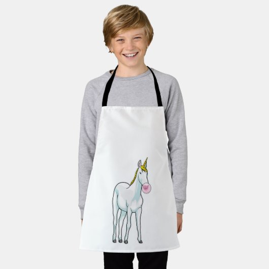 Unicorn Bubble gom Schort (Gedragen)