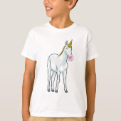 Unicorn Bubble gom T-shirt (Voorkant)