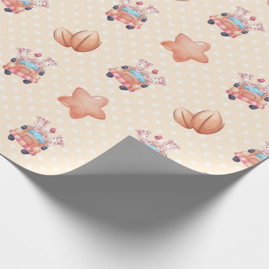 Unicorn Buddies Pattern Cadeaupapier (Hoek)