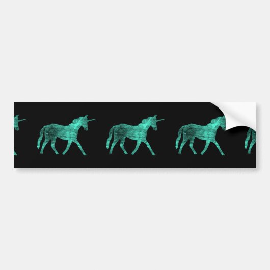 Unicorn Bumpersticker (Voorkant)