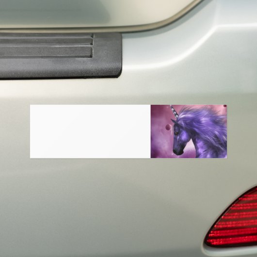Unicorn Bumpersticker (Op auto)