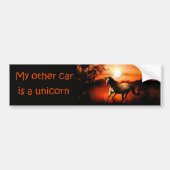 Unicorn Bumpersticker (Voorkant)