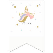 Unicorn Bunting Banner (Tweede vlag)