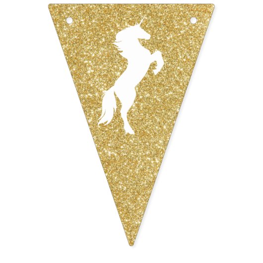 Unicorn Bunting Banner (Derde vlag)