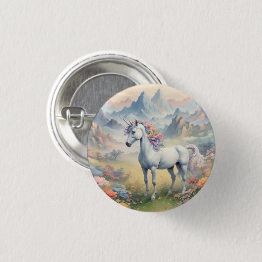 Unicorn Button (Voorkant /achterkant)