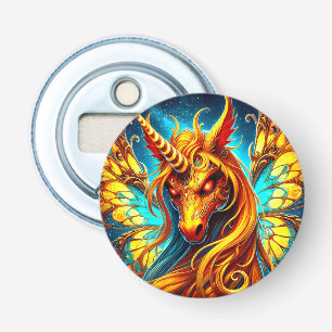 Unicorn Button Flesopener