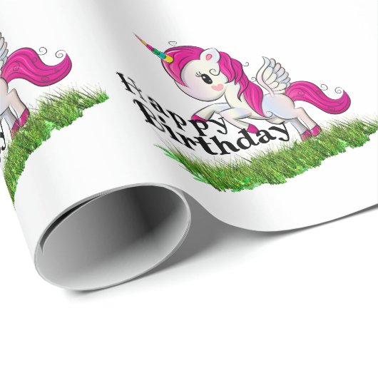 Unicorn Cadeaupapier (Rol Hoek)