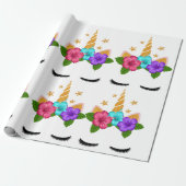 Unicorn Cadeaupapier (Uitgerold)