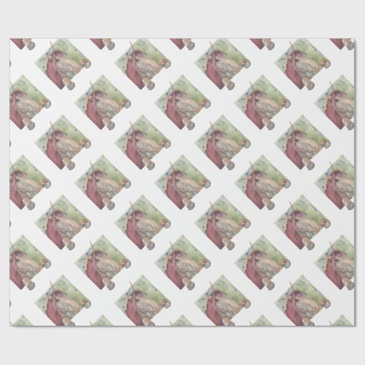 Unicorn Cadeaupapier (Vlak)