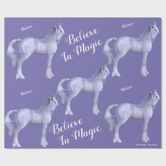 Unicorn Cadeaupapier (Vlak)