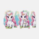 Unicorn Cadebox Bedankdoosjes (Uitgevouwen)