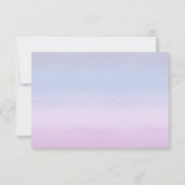 Unicorn Cake Bedankt voor je opmerking Roze Paars  (Achterkant)