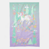 Unicorn Calendar Towel Theedoek (Verticaal)