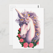 Unicorn Cameo Briefkaart (Voorkant / Achterkant)