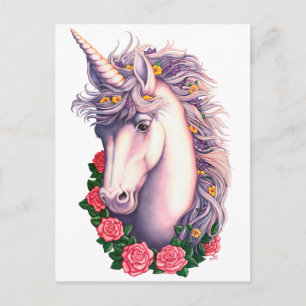 Unicorn Cameo Briefkaart