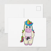 Unicorn Camera Briefkaart (Voorkant / Achterkant)