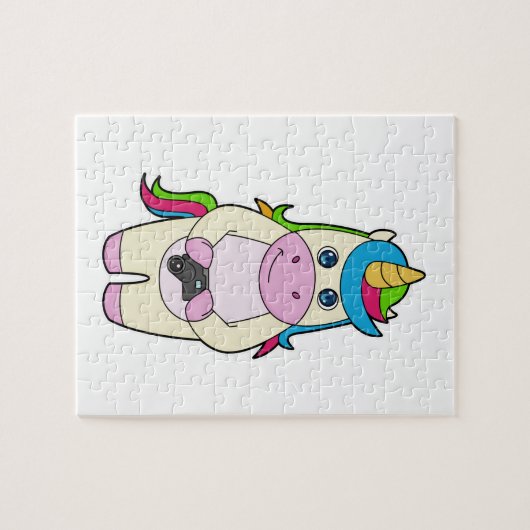 Unicorn Camera Legpuzzel (Horizontaal)