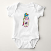 Unicorn Camera Romper (Voorkant)
