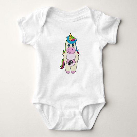 Unicorn Camera Romper (Voorkant)