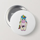 Unicorn Camera Ronde Button 7,6 Cm (Voorkant /achterkant)