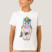 Unicorn Camera T-shirt (Voorkant)